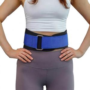 Custom Logo <b>Weight</b> Lifting Belt Hook Loop Closure Adjustable Breathable Soft for Daily Gym Use and Fitness <b>Training</b> - Product Image 3