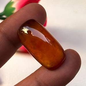 Granate Hessonita Natural, Corte Cojín Largo, Pulido, 52 Quilates, Piedra Preciosa Certificada por Terceros - Product Image 5