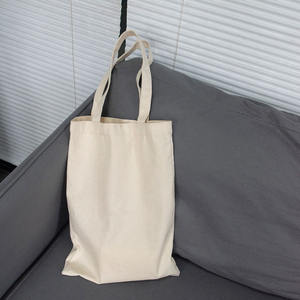 Sac fourre-tout en toile de coton avec impression personnalisée, logo uni, longue poignée et bandoulière, style décontracté - Product Image 4