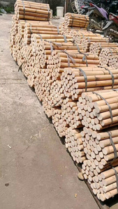 Varas de ratán natural redondas de 2-3 m de longitud con piel, para artes marciales, almacenamiento en interiores y almacenes. - Product Image 2