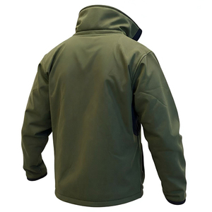 Chaqueta de Invierno Premium para Hombre, de Softshell, con Forro de Cuero Sintético, Transpirable, Impermeable, con Cierre, Estilo Formal, para Caza - Product Image 2