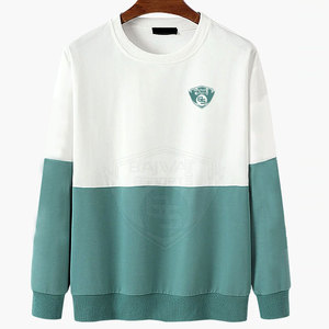 Sudaderas para Hombre Talla Grande con Contraste de Color, Sudaderas Básicas con Cuello Redondo, Ropa Deportiva para Hombre de Bajwat Sports - Product Image 1