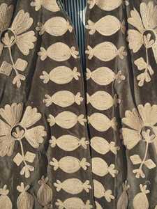 Handmade Suzani Embroidered Cotton Quilted Jacket Vintage Bohemian <b>Winter</b> Outerwear - Product Image 3