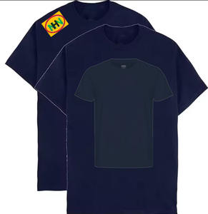 T-shirt en coton tricoté épais de qualité pour hommes, coupe oversize, grande taille, décontracté, avec logo personnalisé, vente en gros du Bangladesh, vierge - Product Image 5