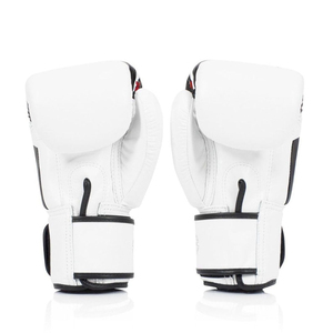 RTS Wholesale Price Premium Quality Fair Tex <b>White</b> <b>Boxing</b> <b>Gloves</b> Original Leather Waterproof Training And Sparring <b>Gloves</b> - Product Image 2
