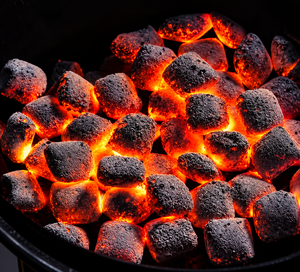 Briquettes de charbon de coco naturel Cocotronics en vrac pour barbecue, sans odeur, sans fumée, longue durée de combustion, prêtes à l'emploi - Product Image 1