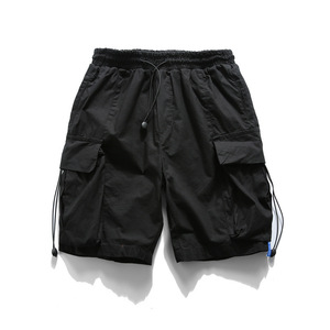Shorts de sport en coton épais 100 % personnalisables avec logo et design, respirants et anti-transpiration, vente en gros - Product Image 4