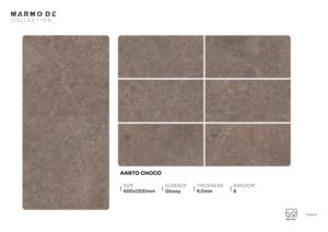Carreaux de porcelaine brillants de qualité supérieure, format 600x1200, grand format, pour sols et murs, pour maisons de luxe, bureaux et intérieurs commerciaux. - Product Image 3