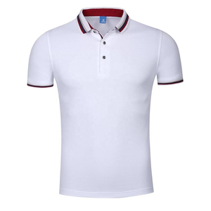 เสื้อทำงานผู้ชายผ้าฝ้าย 100% ระบายอากาศได้ดี ปักโลโก้ตามแบบ OEM พิมพ์ลายสกรีนสีพื้นเข้าชุด - Product Image 2