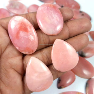 Cabochon d'opale rose naturelle de qualité supérieure pierre précieuse polie lisse semi-précieuse pour la fabrication de bijoux approvisionnement en vrac en gros - Product Image 3