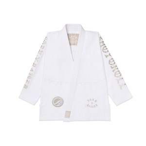 Kimono de Jiu-Jitsu Brésilien en Tissu Perlé de Haute Qualité Blanc BJJ Uniforme Professionnel de MMA pour Hommes et Femmes Entraînement - Product Image 1