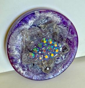 Caja de Resina Hecha a Mano de Lujo, Caja Decorativa para Joyas con Diseño Floral, Organizador de Almacenamiento de Joyas, Pequeña Caja de Regalo de Resina Personalizada - Product Image 3