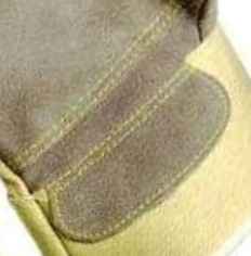 Holy Signs Leather Safety <b>Gloves</b> Double Palm Reinforced Cuff Breathable Flexible Anti-Cut Anti-Slip <b>Latex</b>-Free <b>Gloves</b> - Product Image 6