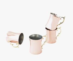 Mug en cuivre de luxe Heritage Premium avec poignée en laiton, fait main, pour Moscow Mule, grande capacité - Product Image 3