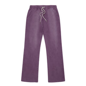 RELEVO INDUSTRIES Pantalon de jogging évasé en molleton de coton épais pour femme - Coupe ajustée, taille élastique, longueur genou, hiver, personnalisé - Product Image 6