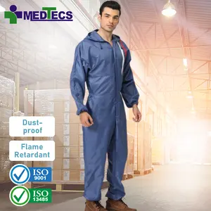 OEM ที่กำหนดเองน้ำมันทนนักบิน Coverall Workerwear เครื่องแบบสำหรับนักบิน