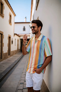 Chemises Hawaïennes pour Hommes à Manches Courtes Boutonnées – Idéales pour les Vacances, les Croisières et la Plage – Collection Été Hawaï - Product Image 5