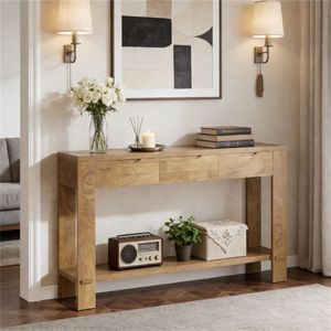 Entrance <b>Console</b> <b>Table</b> with Storage Space As <b>Sofa</b> <b>Table</b> - Product Image 2
