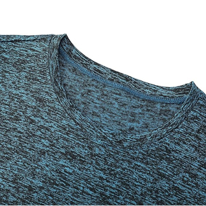 Camiseta Casual de Alta Calidad para Hombre, Cuello Redondo, Corte Holgado, Manga Corta, 100% Algodón, Secado Rápido, Transpirable, con Logotipo Frontal Sólido, de Proveedor OEM - Product Image 6