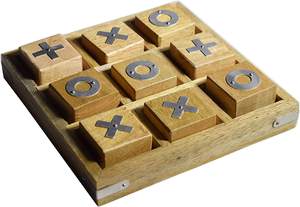 Kids Wooden Nougats and Crosses Tic Tac Toe Board <b>Game</b> Educational Pedagogical Brain Teaser <b>Puzzle</b> Classic Family Strategy - Product Image 3