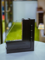 Kachu — portes et fenêtres en Aluminium, cadre en alliage disponible en couleur noire, allonge le Vietnam