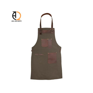 Leather <b>Apron</b> Breathable <b>Work</b> <b>Apron</b> - Product Image 2