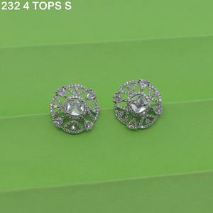 Pendientes Clásicos de Plata de Ley MIJ para Mujer, Pendientes Finos con Baño de Plata AD, Pendientes Geométricos Modernos con Baño de Plata - Product Image 4