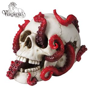 VERONESE DESIGN Série Fantasy peinte à la main CRANIUMOGRAPHIE CARTE Figurine artisanale en résine pour la décoration de la maison-Art et collection - Product Image 5