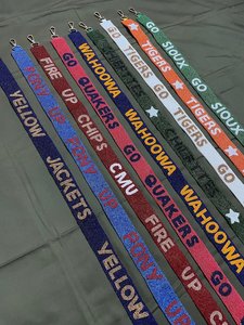 Gameday Beaded Purse Strap, Football <b>Game</b> Day Bag Strap, College Gameday <b>Accessory</b>, Tailgate Purse Strap, <b>Game</b> Day Outfit Gift F - Product Image 3