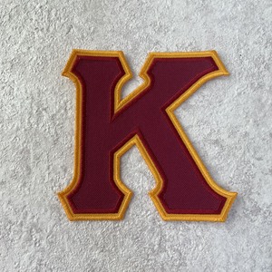 Écussons brodés en tissu sergé de marque taïwanaise All Star Emblems, emblèmes de lettres grecques pour sororités et fraternités, avec support thermocollant - Product Image 2
