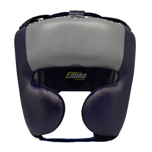 Protège-tête de boxe professionnel en cuir de vachette véritable, coutures robustes pour une durabilité et une sécurité accrues - Product Image 3