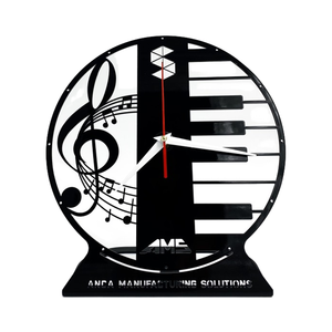 Modern Luxury Mechanical Double Face Needle Display Art Deco Stainless Steel <b>Wall</b> <b>Clock</b> <b>for</b> <b>Living</b> <b>Room</b> Still Life - Product Image 6