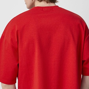 Custom Logo Streetwear Box Cut Tee T Shirt Heavyweight <b>Cropped</b> <b>Top</b> T Shirt Graphic Cotton Oversized Boxy Fit T-Shirt <b>Men</b> - Product Image 6