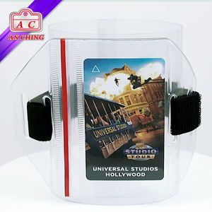 Horizontal PVC <b>Badge</b> Armband Convenient ID <b>Holder</b> <b>Accessory</b> - Product Image 2