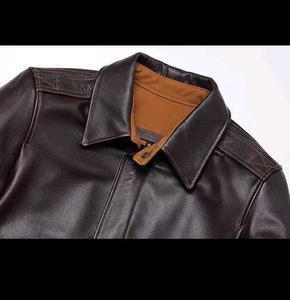2026 High Quality Comfortable Wholesale New Fashion Design Men's Vintage Racing Long Sleeve <b>Sheepskin</b> <b>Jacket</b> Double Sided - Product Image 4