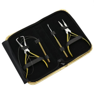 Kit de pinces portables pour extensions de cheveux, pour usage en salon, application, entretien, réparation et coiffure - Product Image 1
