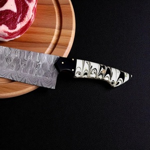 Premium High Quality Damascus Steel 5-PCS Chef <b>Knife</b> <b>Set</b> Marbled Resin Handles Design Utility Hunting <b>Knives</b> A&M Enterprises - Product Image 3