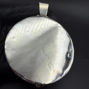 Colgante SoundQueen Entertainment con diamantes, estilo hip-hop, joyería para hombre, chapado en plata 925, corte redondo - Product Image 6