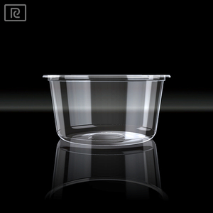 Bol à salade de fruits transparent PLA unique pour l'affichage de produits d'emballage et d'impression haut de gamme - Product Image 4