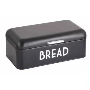Space <b>Saving</b> Metal Bread <b>Box</b> With Modern Design For Countertop Bread And Bakery Product Organization - Product Image 1