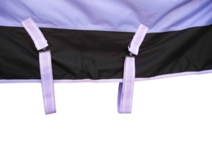 프리미엄 자수 말 플란넬 담요 깔개 통기성 콤보 투표율 말 깔개 캔버스 립스톱 나일론 양털 면 겨울 따뜻한 - Product Image 5