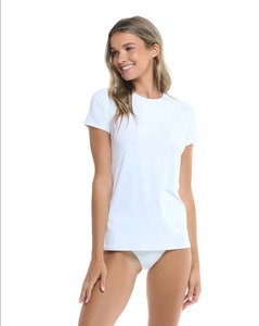 Short Sleeve High Quality Breathable Rash Guard for Women-UV Protection Quick-Dry Anti-Chafing 100% Polyester-for Sports & <b>Fitne</b> - Product Image 6