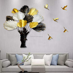 2024 nouveau Style mur Arts grand arbre de vie oiseaux volants personnalisé coloré maison intérieur décoratif artisanat métal mur Art Offre Spéciale - Product Image 5