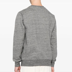 <b>Men</b> Crew Neck Long Sleeve Nonwoven Breathable Quick Dry Sweatshirt Plain Grey 100% Cotton All Seasons Wear - Product Image 6