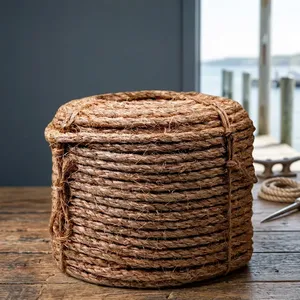 Corde de Manila en Fibre Naturelle Durable Haute Résistance pour Fixation de Charges Lourdes, Équipement de Rigging, Construction, Usage Industriel et Extérieur Polyvalent - Product Image 5