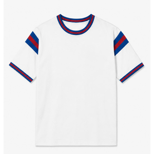 T-shirt décontracté à manches courtes pour homme, en coton/spandex écologique, tricoté ample et respirant – Fournisseur OEM - Product Image 4