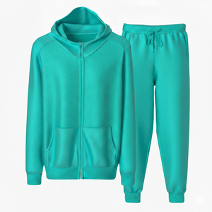 Ensemble pantalon de survêtement et sweat à capuche pour homme Survêtement à capuche en coton épais 400Gsm personnalisé pour homme, 100% coton - Product Image 1