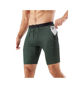 กางเกงผู้ชายไซส์ XS แห้งเร็ว ระบายอากาศได้ดี เป็นมิตรกับสิ่งแวดล้อม เอวยางยืด สีพื้น ผ้าตาข่ายรัดรูป สำหรับฝึกซ้อม/วิ่ง/ออกกำลังกาย/ชายหาด/กีฬา - Product Image 6