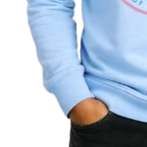 Sudadera con diseño de letras familiares en azul claro para niños, jersey informal de manga larga, ropa cómoda para el día a día - Product Image 5