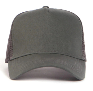 Casquette Trucker en Maille Grise à 6 Panneaux Harry Johnson Production, Réglable, Unisexe, Décontractée, Toutes Saisons, Tissu Respirant - Product Image 1